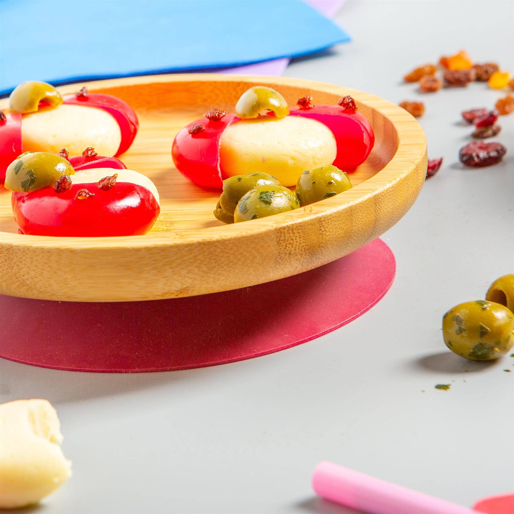 Rinkit Ltd – Engroshandel Middagstallerken – Børn og baby – Lille spisestue børn bambus suge rund plade33