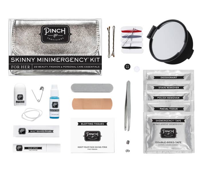 Pinch Provisions - Wholesale Pouch - Women's - Metallic Skinny Minimergency Kit - Available in 4 Colors