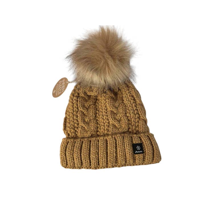 VewoTex - Wholesale Beanie - Women's - Knitted hat for women » lined winter hat with fleece » bobble hat » women's hat with cable pattern7