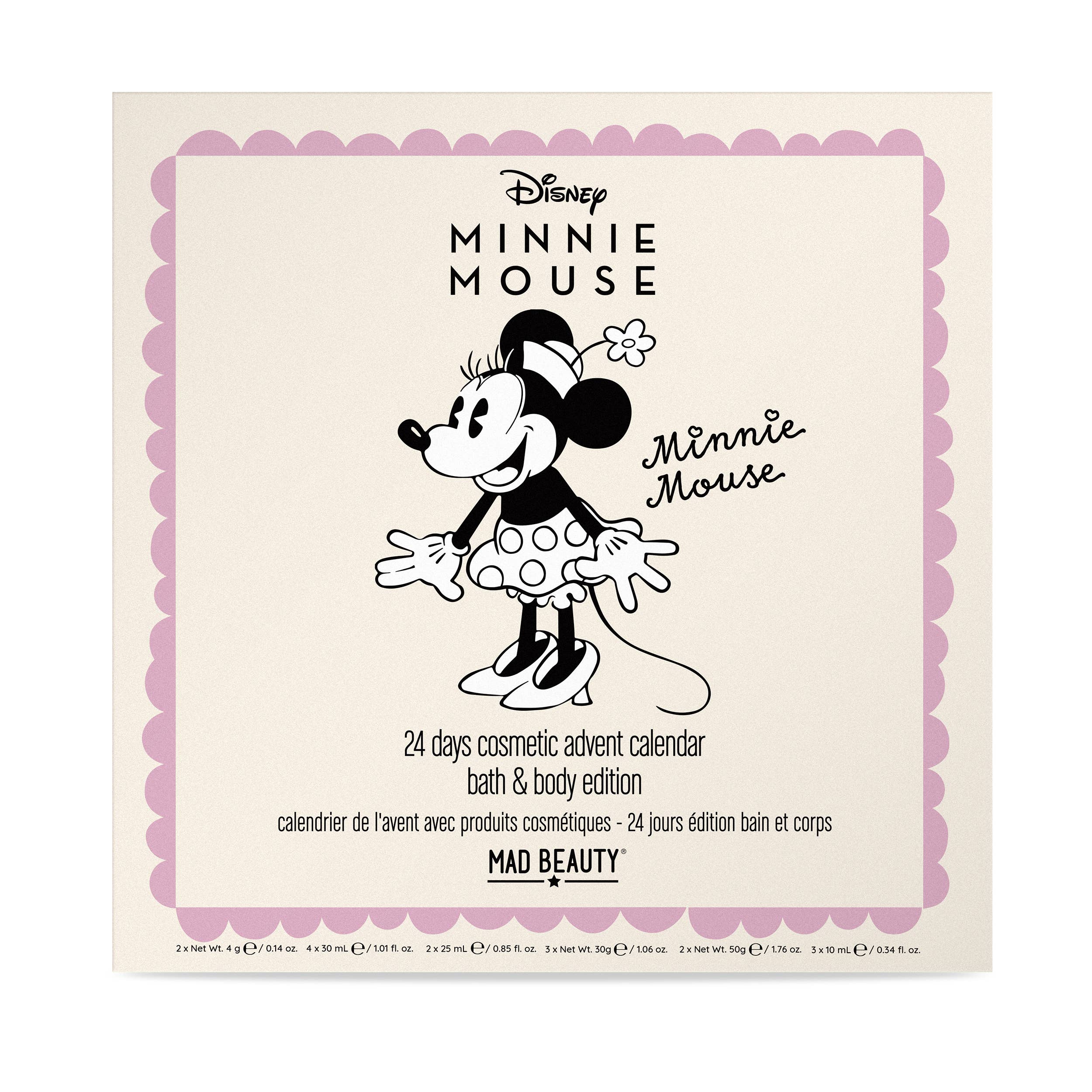 Mad Beauty - Vendita all'ingrosso Calendario dell'avvento - Mad Beauty Calendario Avvento 24 Giorni Disney Minnie Bow Magic0
