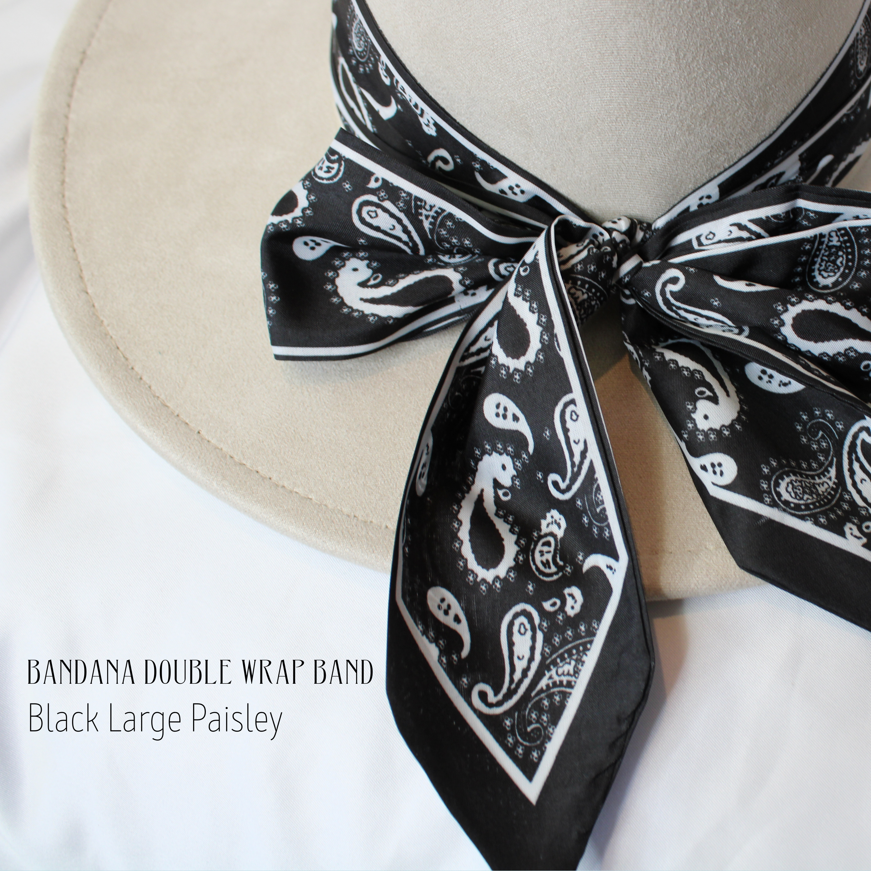 Wildflowers and Barley - Wholesale Hat Accessory - Women's - Bandana Double Wrap Hat Bands2