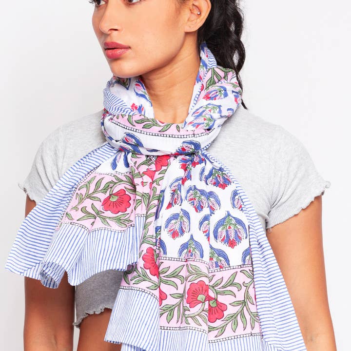 Sevya Handmade – wholesale Wrap - Dam – Sunanda blocktryckta saronger4