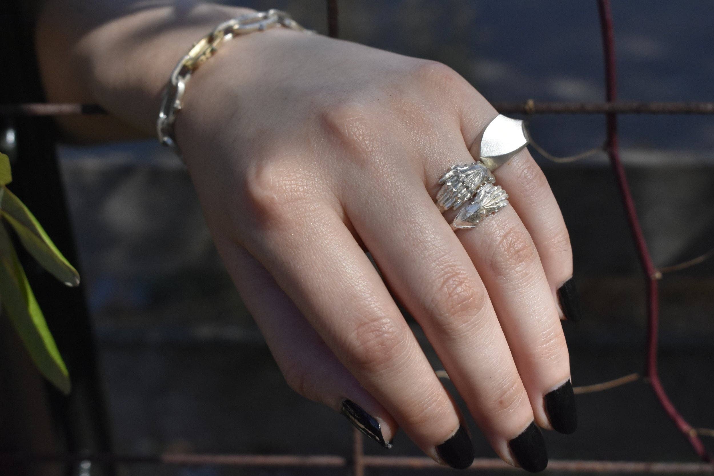 Morgaine Faye - Wholesale Cocktail/Statement Ring - Large Solemn Oath Ring6