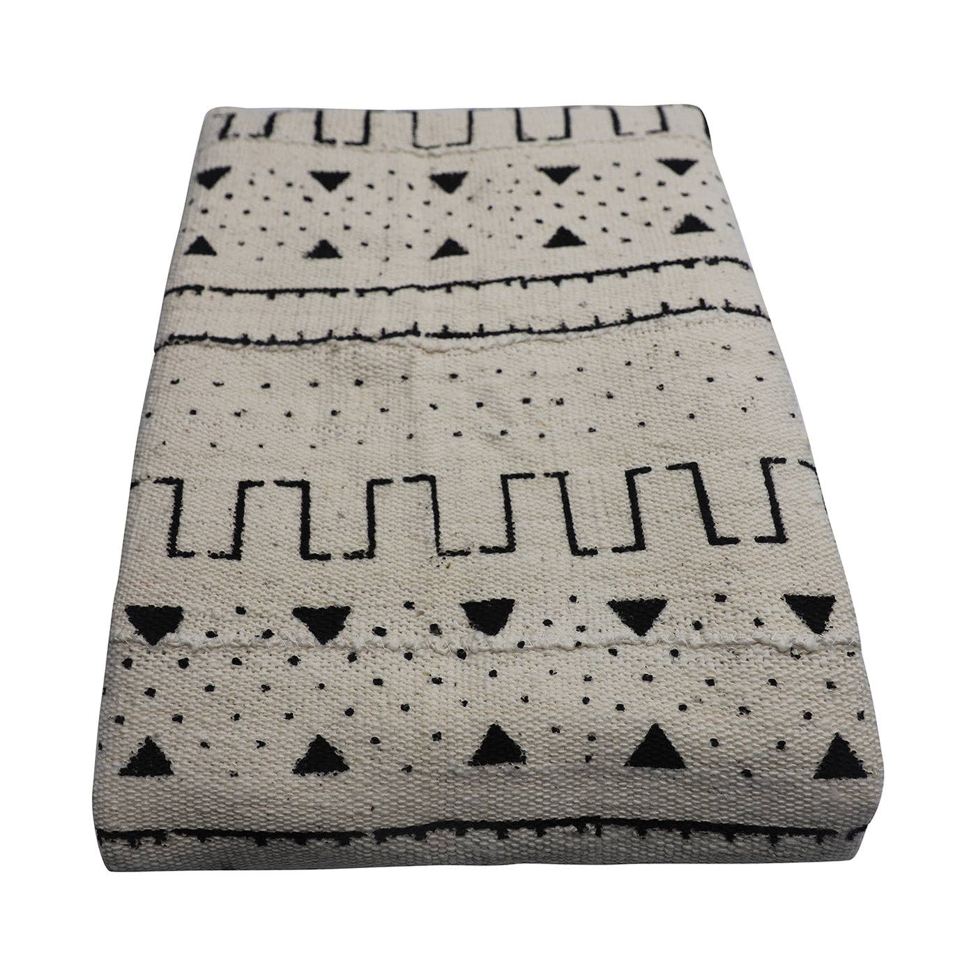 Luangisa African Gallery - Wholesale Tapestry/textile - Mud Cloth Textile | White1