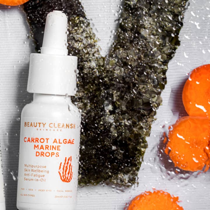 Beauty Cleanse Skincare – Großhandel Gesichtsöl – Anti-Müdigkeit Karotten-Algen-Meeres-Tropfen - Gesichtsöl-Serum