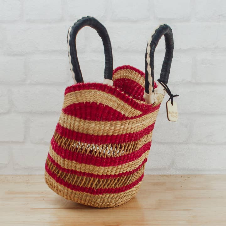 Big Blue Moma Baskets - Wholesale Beach Bag - U Shopper Small - Traditional Palette9