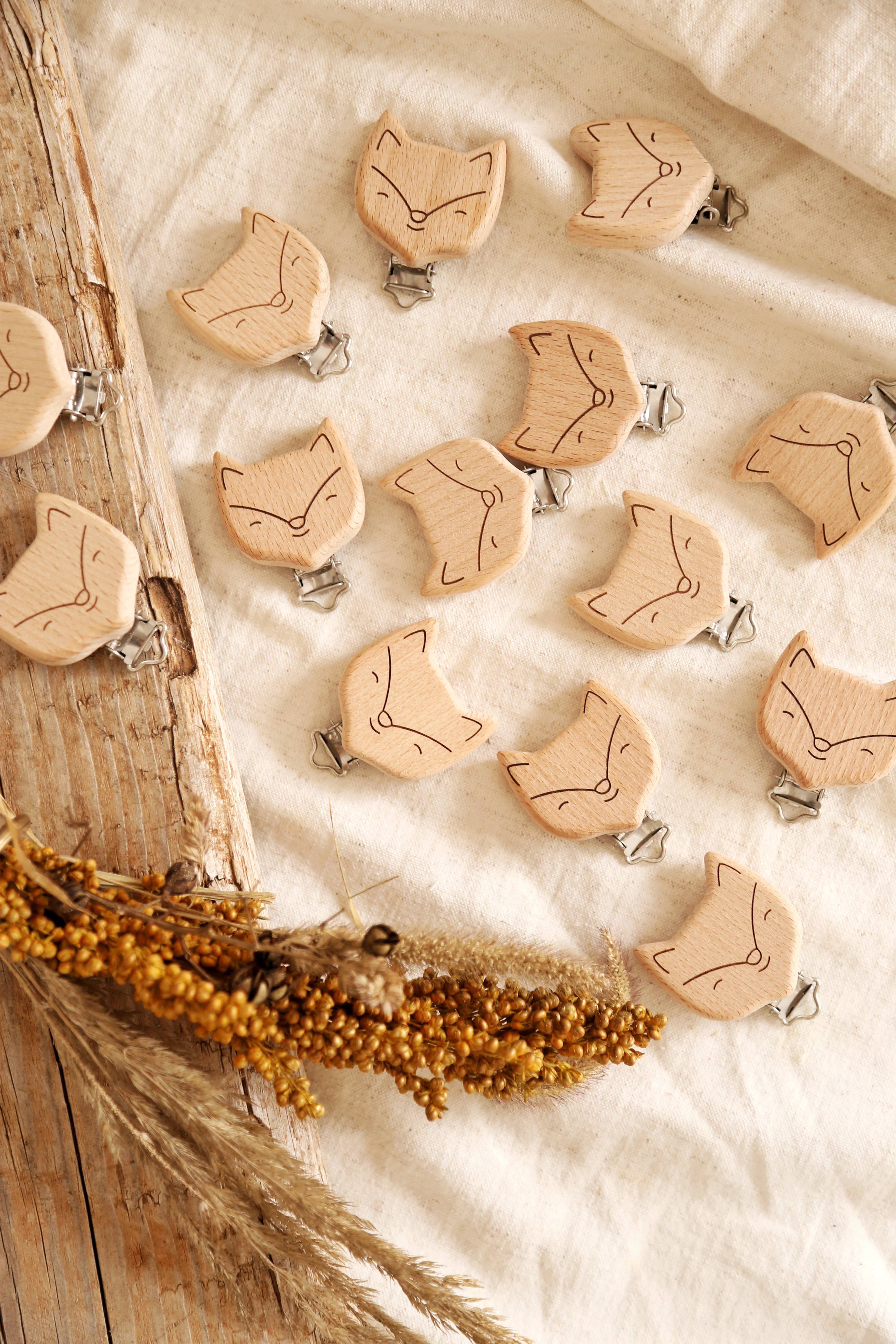 The Frenchie Knot - Wholesale Pacifier Clip - Baby - Pacifier clip fox4