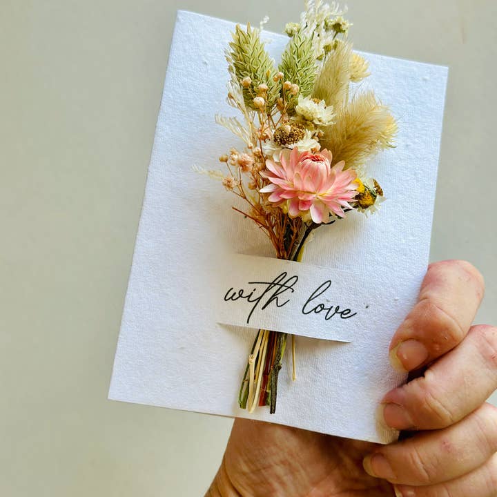 The Gardeners Wife - Wholesale Thank You Card - Wildflower Seed Card + Tiny Bouquet 4