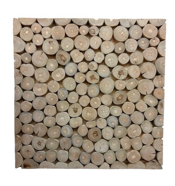 Asia West - Wholesale Gallery Wall Set - Geometric Wood Wall Art Panel- (16" x 16")15