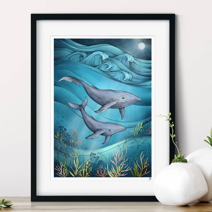 Song of the Sea Marine Fine Art Giclée Print for wholesale by Jessica Wilde
