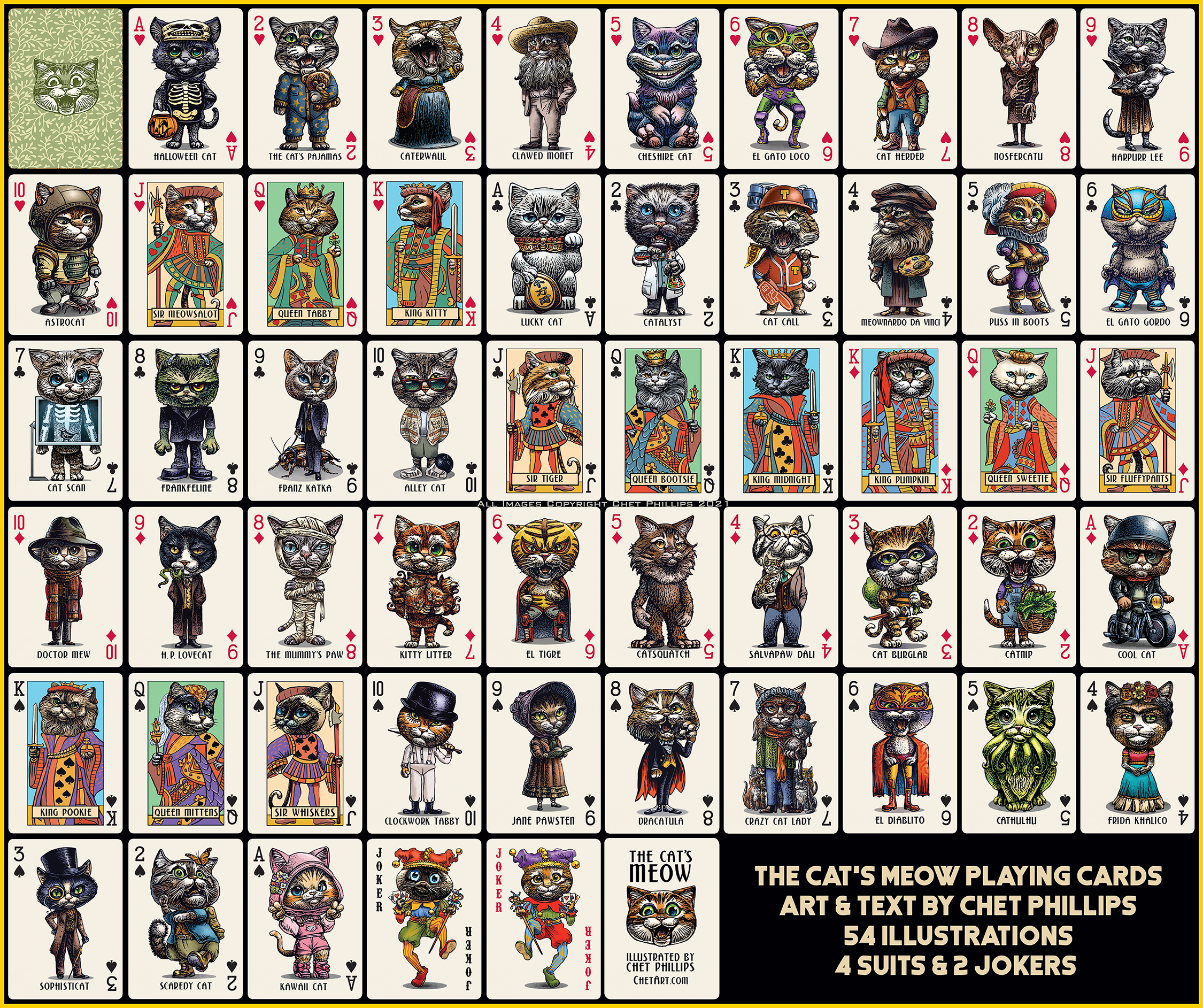 ChetArt - Wholesale Playing Cards - Cat's Meow Playing Cards2
