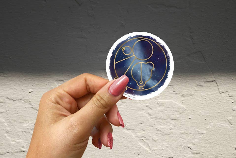 Fandemonium Design - Wholesale Sticker - 12th Doctor "Shut Up" Catchphrase Sticker