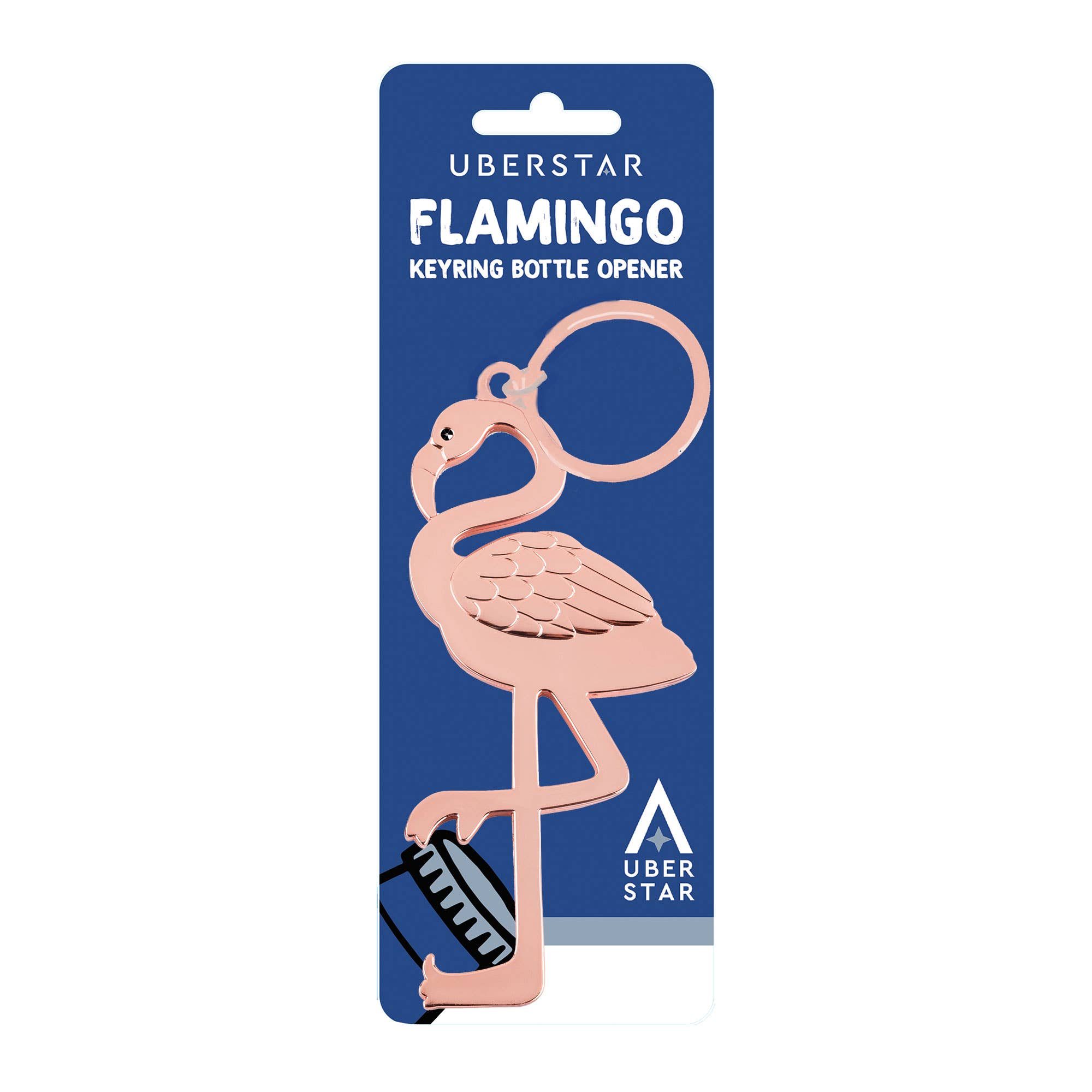 UBERSTAR - Wholesale Bottle/Wine Opener - Flamingo Keyring Bottle Opener4