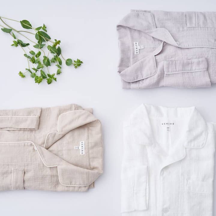UCHINO - Wholesale Sleepwear Set - Women's - UCHINO Marshmallow Gauze Pajama - White