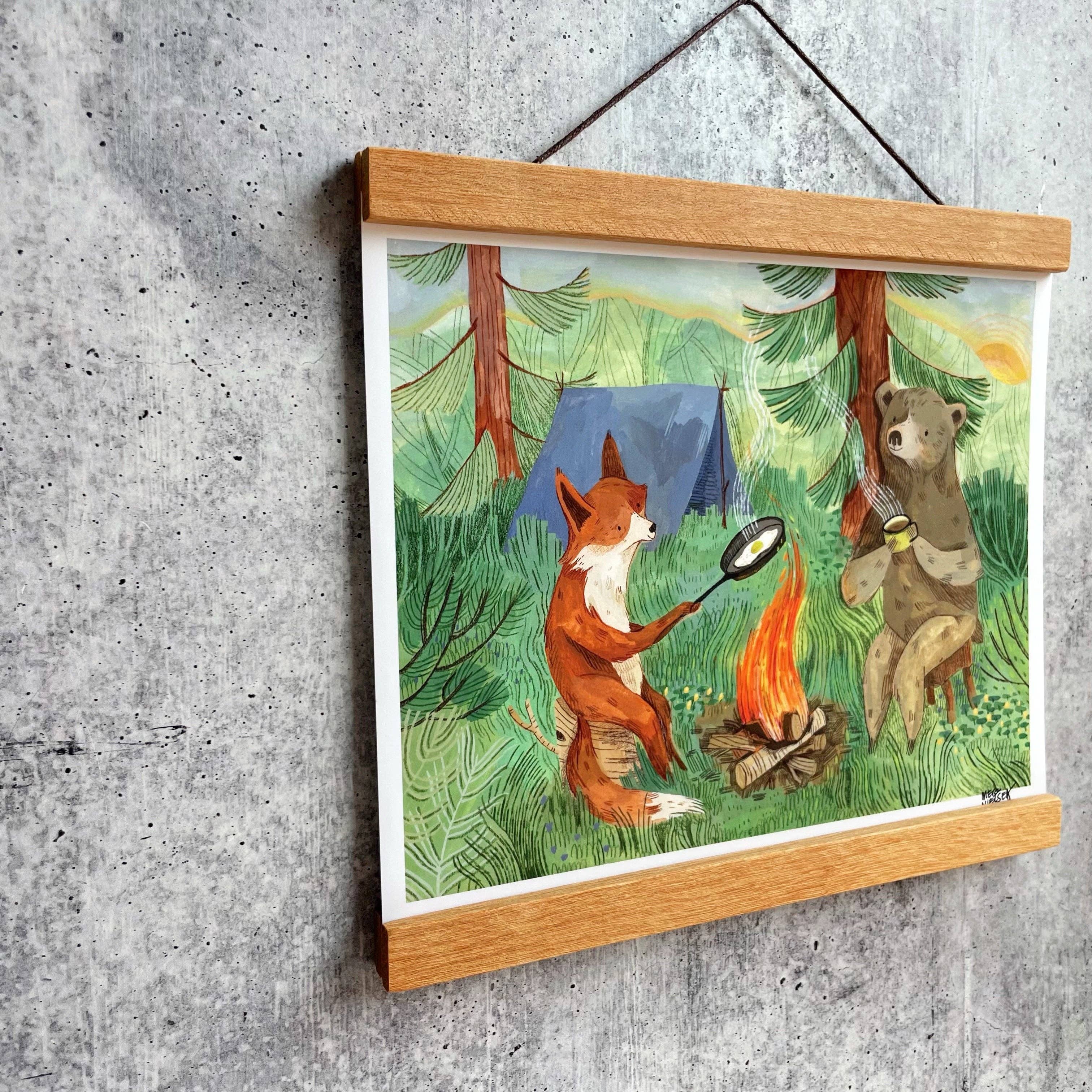 Canyon & Cove Art - Wholesale Art Print - Bonfire Mornings Print2