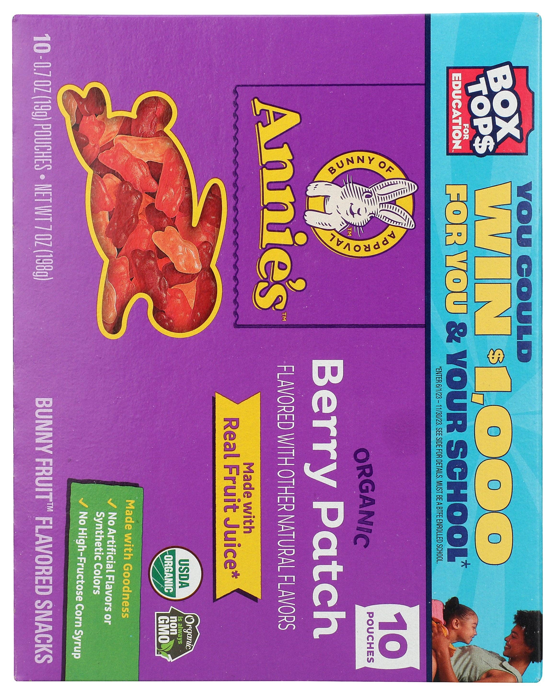 Everyday Supply Co - Wholesale Fruit Snacks - ANNIES HOMEGROWN FRUIT SNK BERRY PATCH - Case of 81