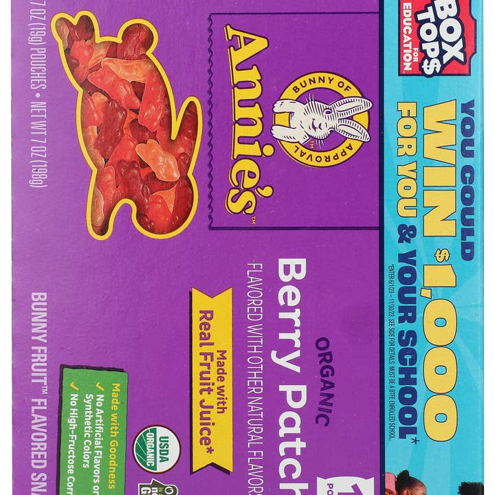 Everyday Supply Co - Wholesale Fruit Snacks - ANNIES HOMEGROWN FRUIT SNK BERRY PATCH - Case of 81