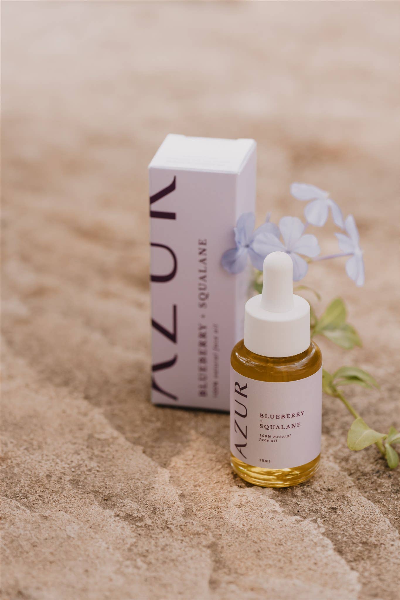 Azur Natural Bodycare BV - Vente Huile pour le visage - Huile Visage SQUALANE + MYRTILLE3