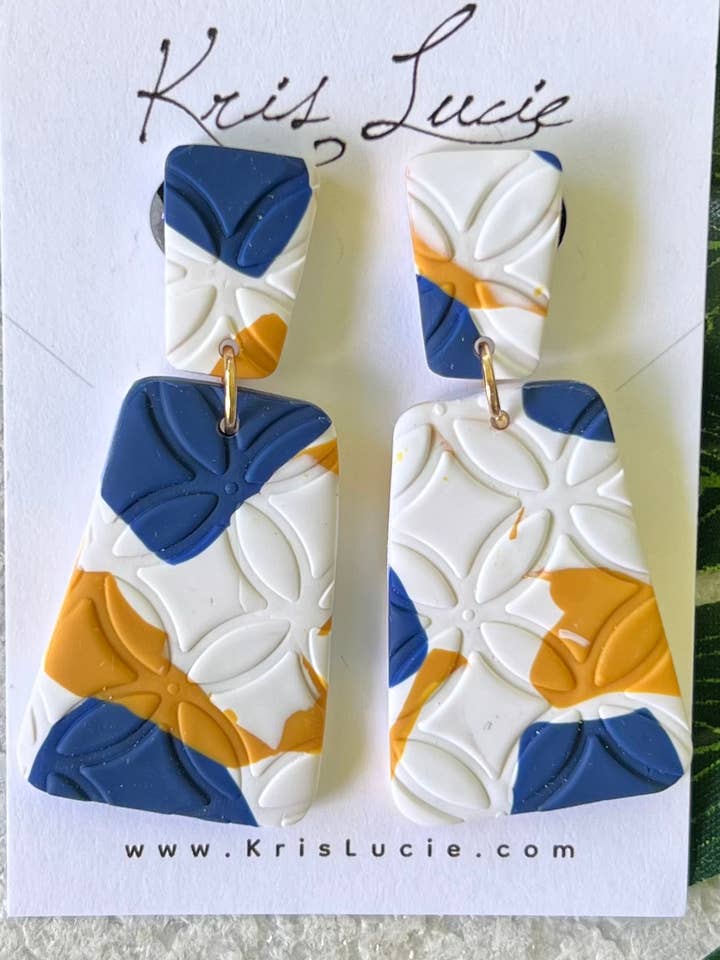 Melanie Dangle Earrings for wholesale by Kris Lucie