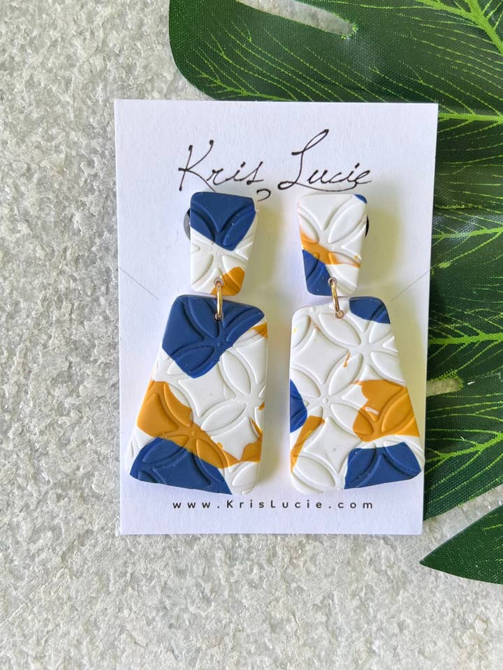 Melanie Dangle Earrings for wholesale by Kris Lucie