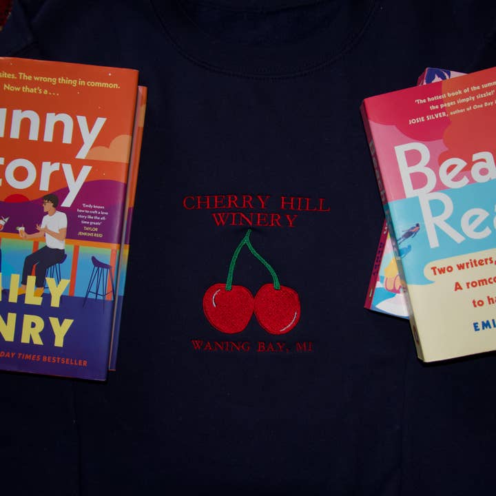 Cherry Hill Sweatshirt- Books, Emily Henry for wholesale by TheCliqueClothingCo