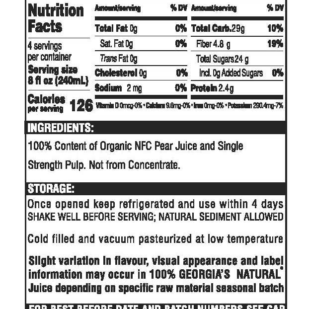 Michka Foods LLC. – wholesale Juice – Organisk kallpressad päronjuice