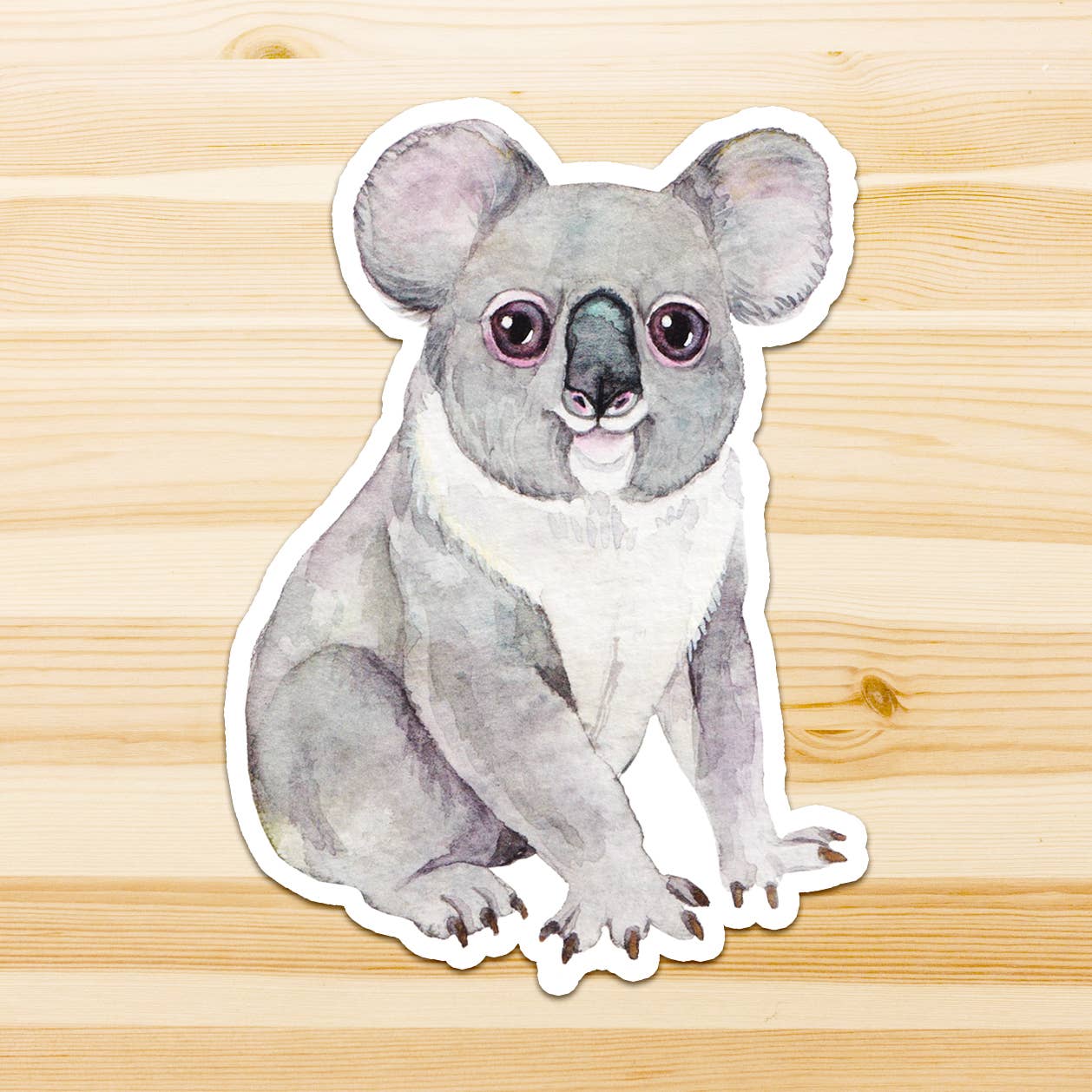 Watercolour By Cat - Wholesale Sticker - Large Australian Animal Vinyl Sticker22