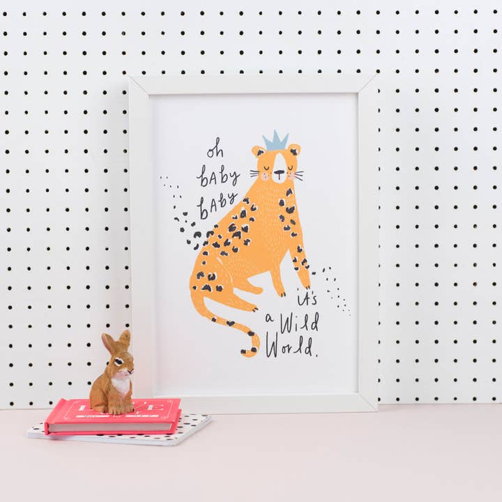 Baby, baby it's a wild world for wholesale by Pickled Pom Pom