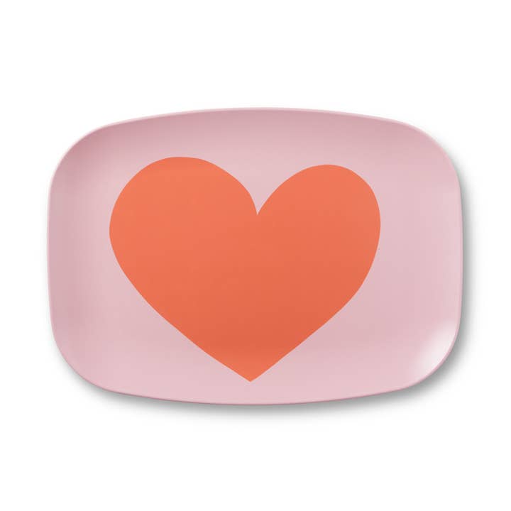 Melamineschotel met één hart voor wholesale door Ampersand Design Studio