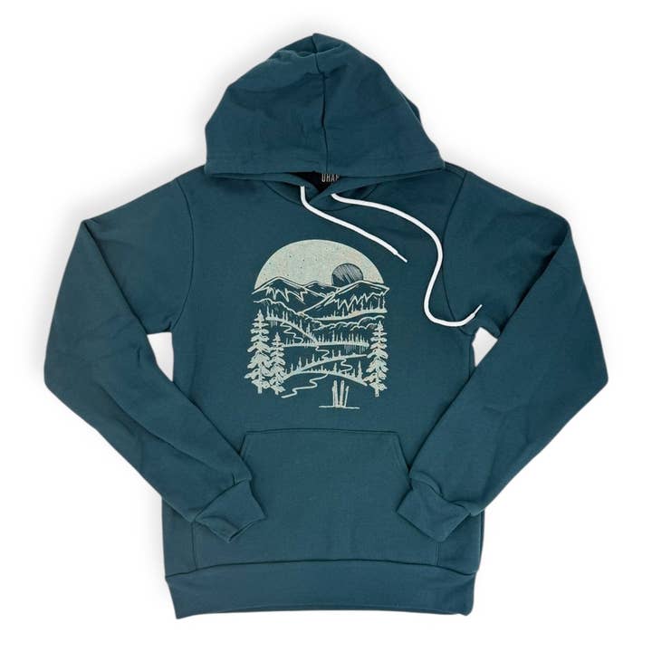 Felpa con Cappuccio Pesante Perfect Line - Blu Atlantico per la vendita all'ingrosso da parte di Ohana