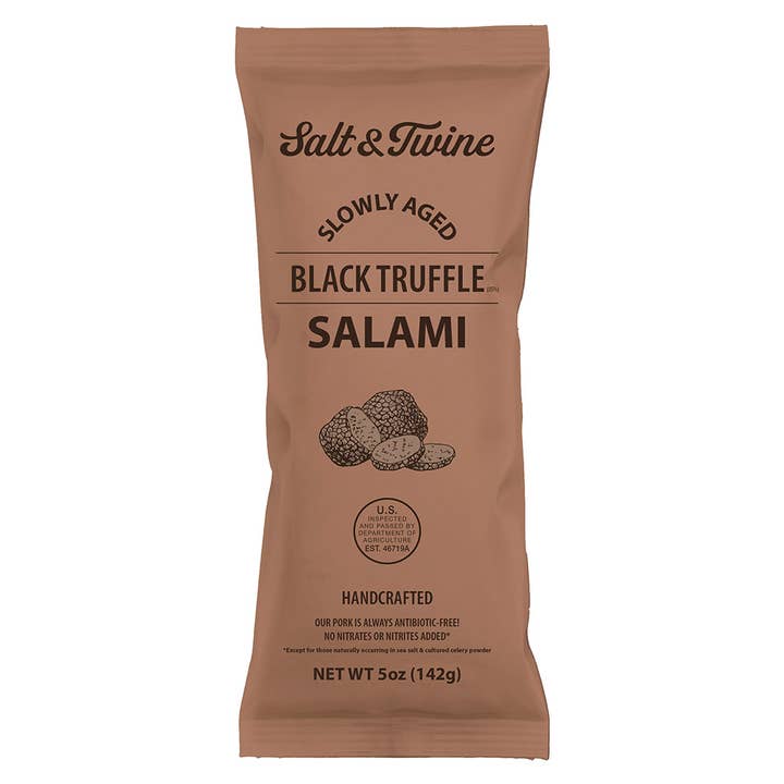 Truffle Salami Chub 12x5oz - New England Charcuterie for wholesale by Salt & Twine by New England Charcuterie