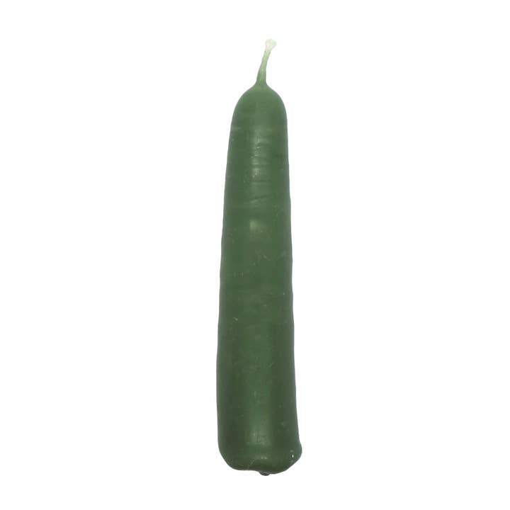 Antevasin´s Store – wholesale Marschaller – Mörkgrönt fikonblad ritualljus (grön magi) 40gr x 13cm