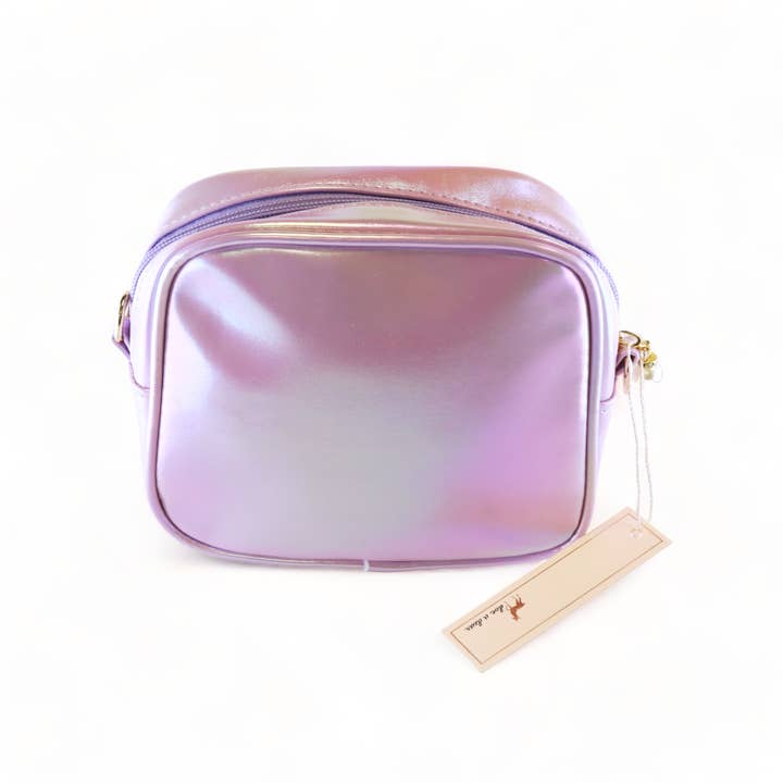 Doe a Dear - Wholesale Crossbody bag – kids - P30 B1284 Unicorn Holographic Purse (3 Colors)9