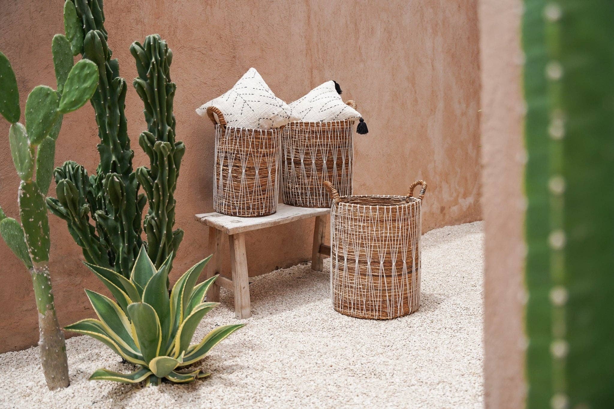 Hippie Monkey - Wholesale Basket - The Nusa Baskets — Set of 3 - Hippie Monkey - 20242