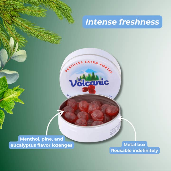 Bonbon-France - Wholesale Hard Candy - Le Volcanic Pine Candies - Eucalyptus -4