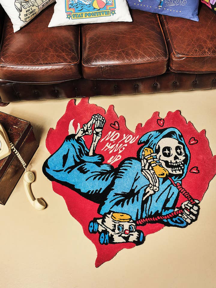 No You Hang Up vloerkleed voor wholesale door Threadheads