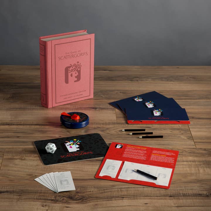 WS Game Company - Wholesale Board Game - Scattergories Vintage Bookshelf Edition