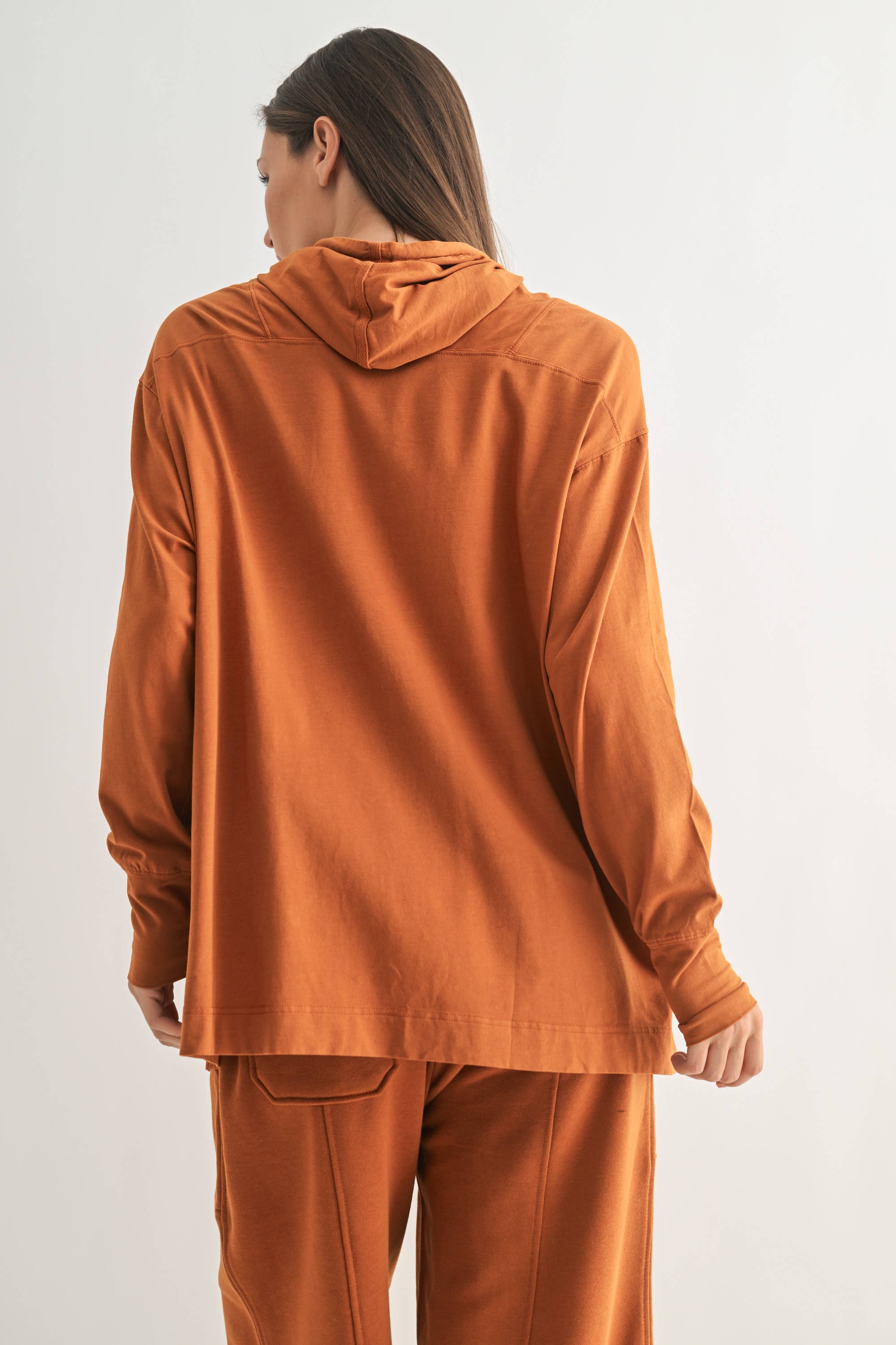 Mono B - Wholesale Hoodie - Women's - Fieldstone Pima Cotton Hoodie1