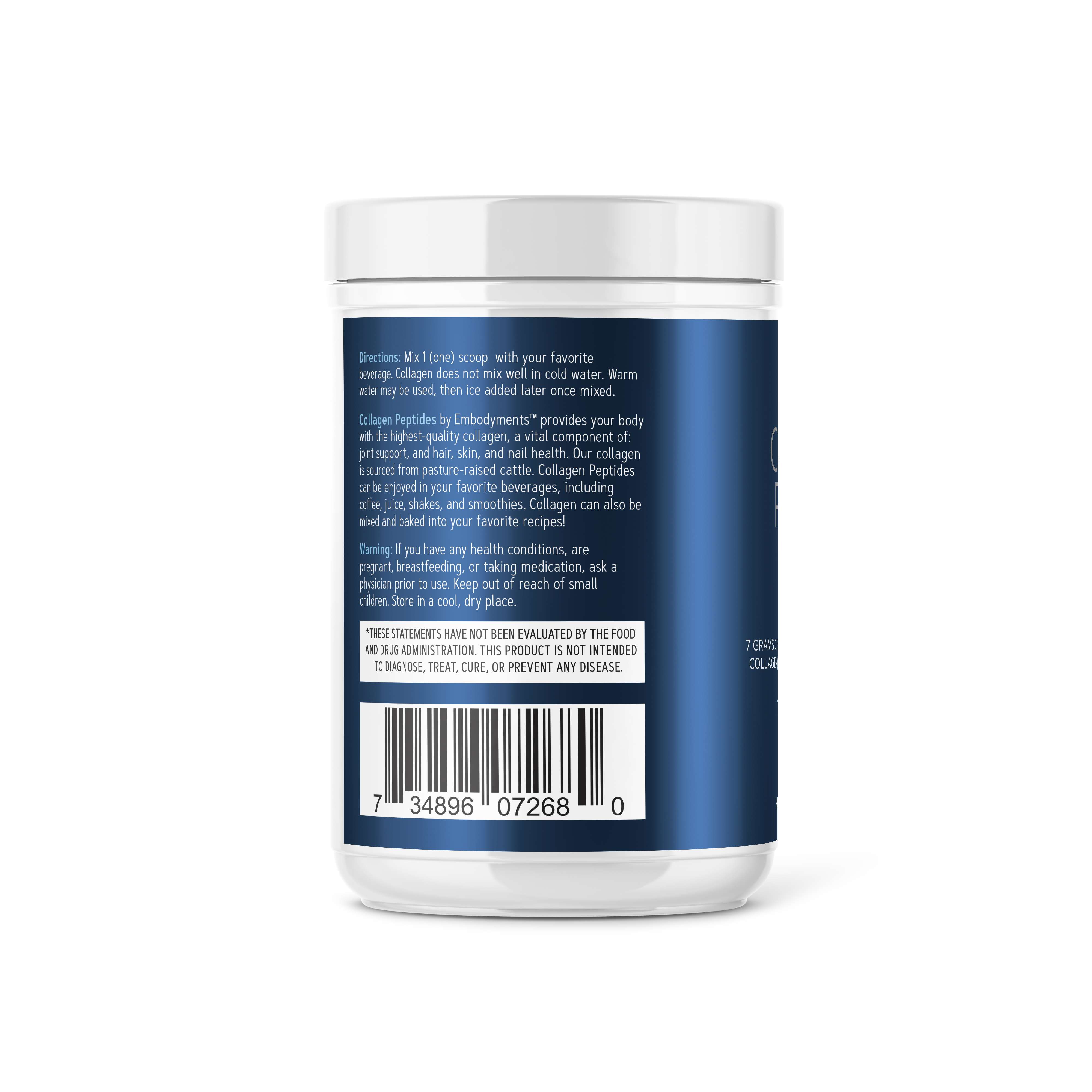 Complete Nutrition - Vendita all'ingrosso Vitamine/integratori orali - Peptidi di Collagene con Colostro e NAD+ di Embodyments2