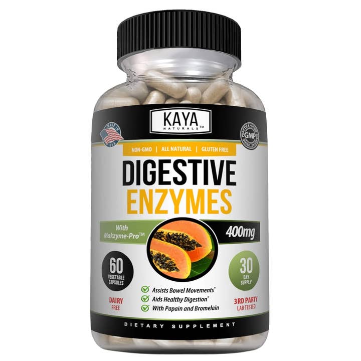 Kaya Naturals Digestive Enzymes for wholesale by Kaya Naturals