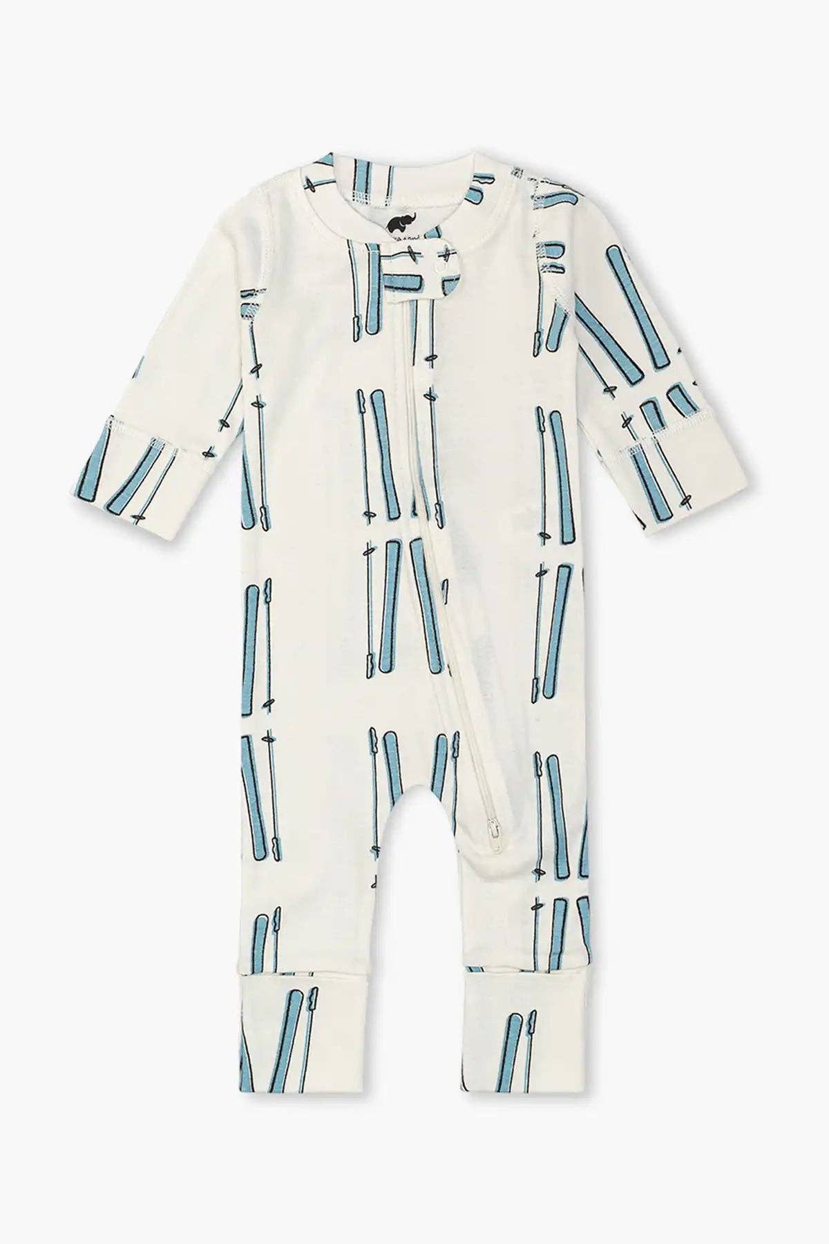 Monica + Andy - Wholesale Sleepsuit - Baby - One-Piece Baby Pajamas_Ski Season0