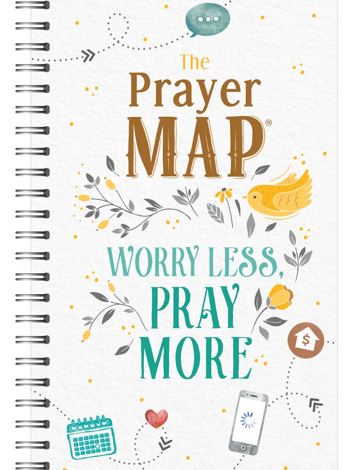 The Prayer Map: Worry Less, Pray More for wholesale by Barbour Publishing, Inc.