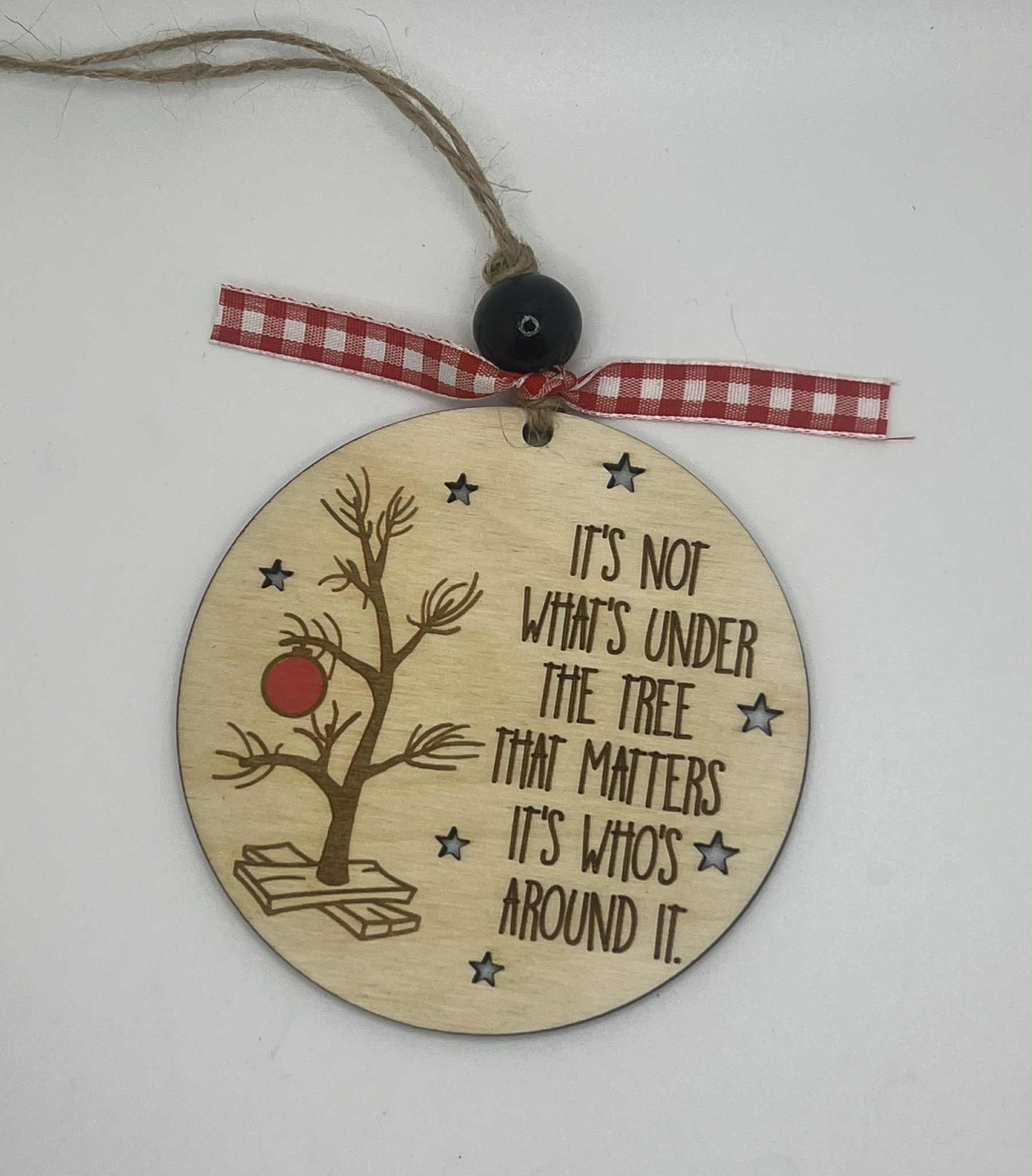 The Cracked Pig - Wholesale Ornament - What Matters Most Ornament |  Charlie Brown Tree2