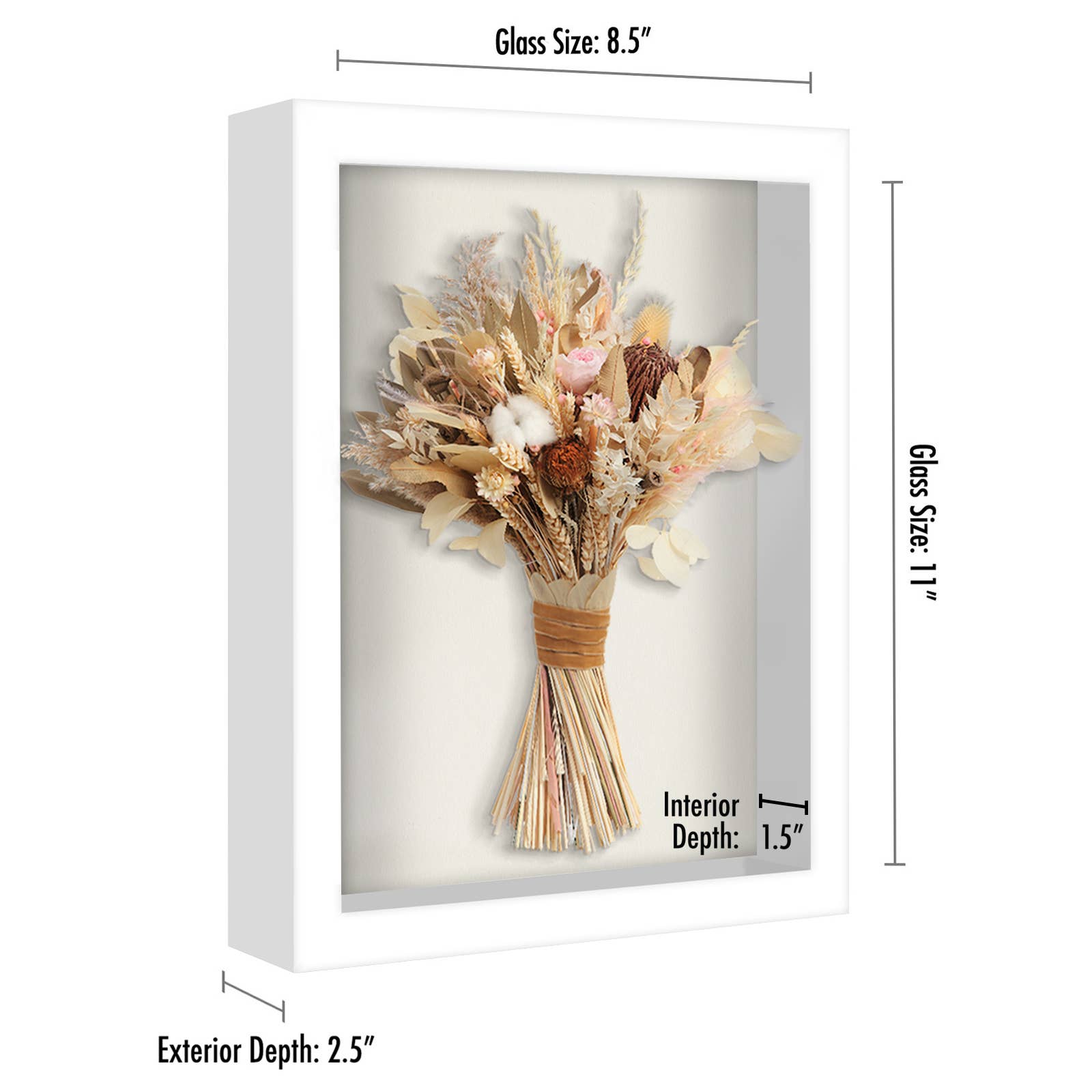 Americanflat - Wholesale Picture Frame - Americanflat Shadow Box Frame with Box Molding29