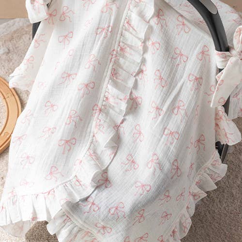 Atelier Babbi - Wholesale Stroller Cover/Accessory - Baby - Stroller Cover - Ribbon / Pink