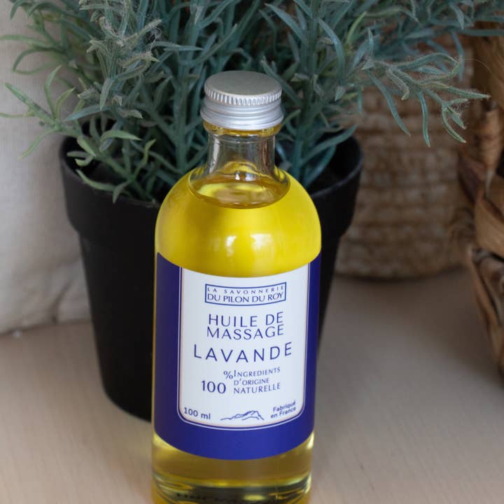 La Savonnerie du Pilon du Roy - Wholesale Massage Oil/Gel - Relaxing Lavender Massage Oil 100ml