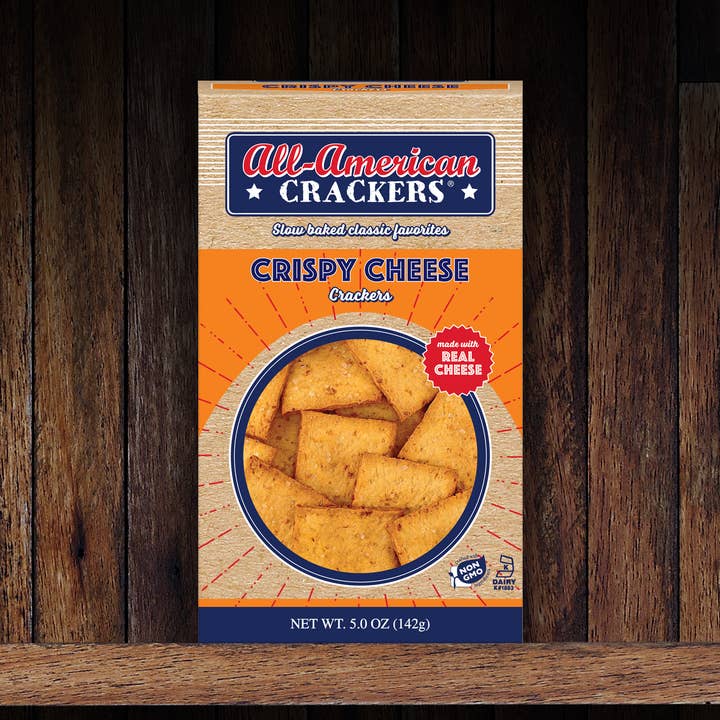 Crispy Cheese Snack Crackers for wholesale by Partners Crackers
