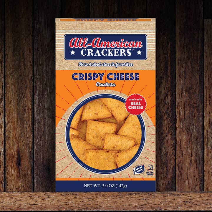 Crispy Cheese Snack Crackers for wholesale by Partners Crackers