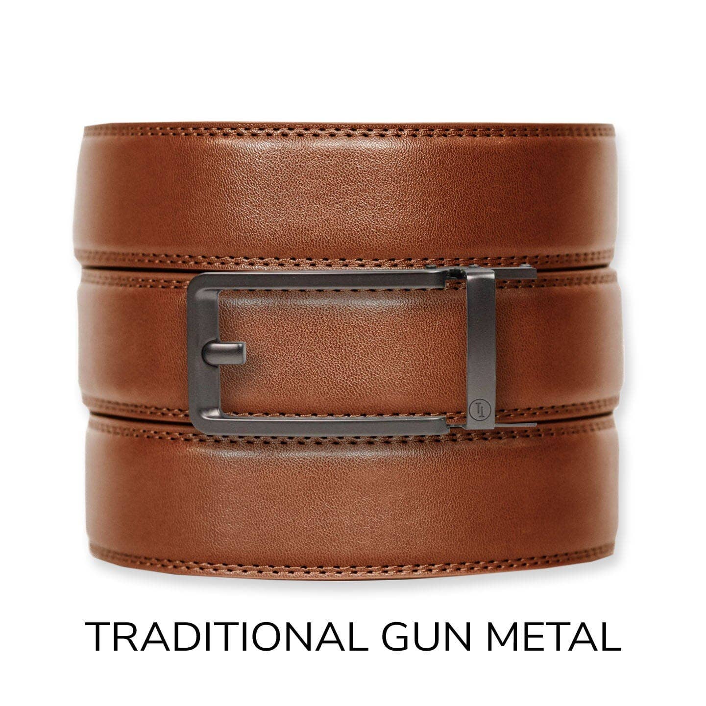 Tough Apparel - Wholesale Belt - Men's - Cognac Leather Ratchet Belt & Buckle Set8
