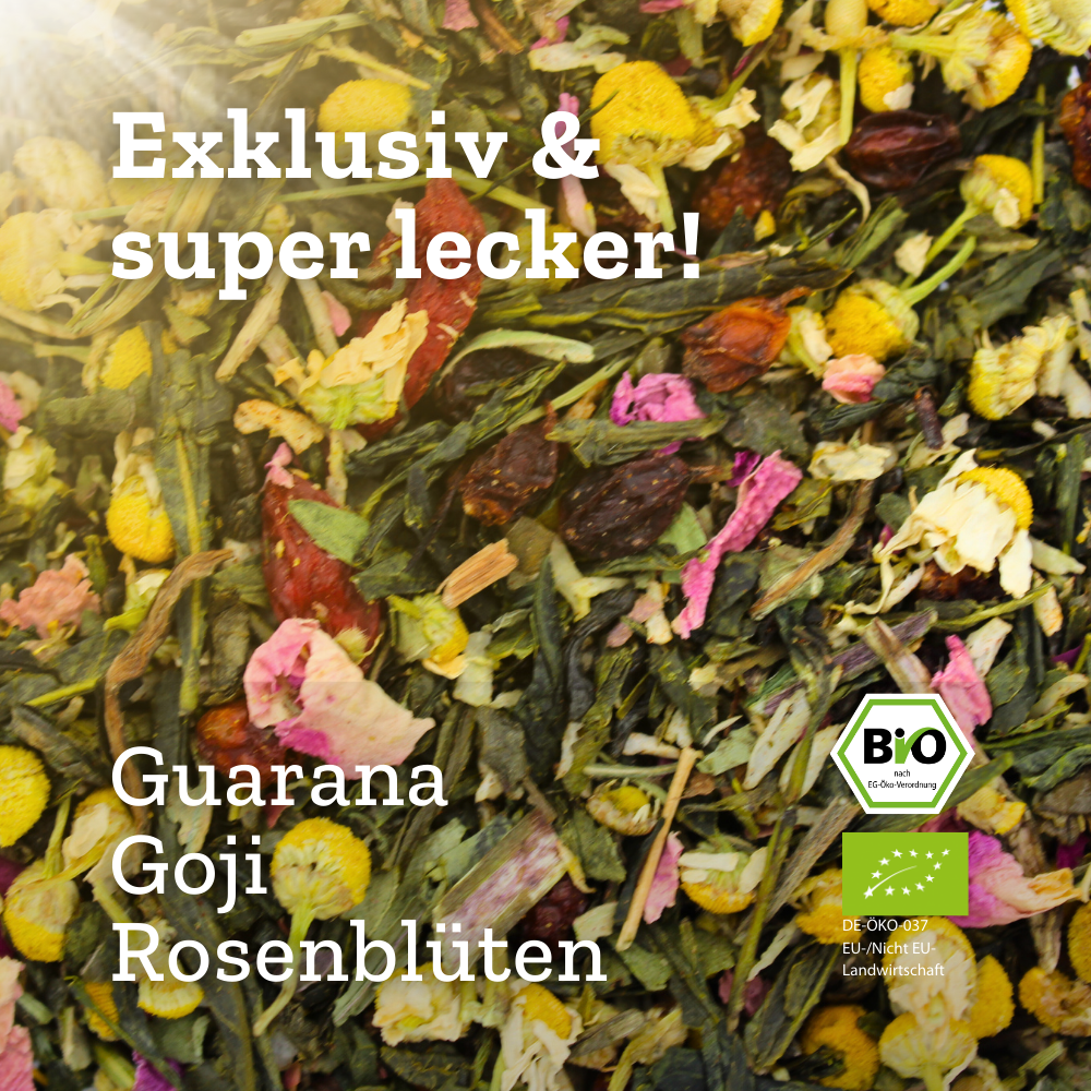 Urban Tea Factory - Wholesale Losse thee - So Damn Pretty - groene theemix met guarana en rozenblaadjes - 100 g - bio2